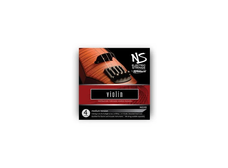 D'addario NS310 NS ELECTRIC VIOLIN SET 